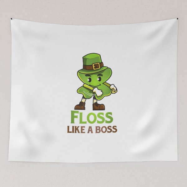 Item preview, Floss Like A Boss Kids Boys _ St Patricks Day Shamrock  designed and sold by KhanWill.