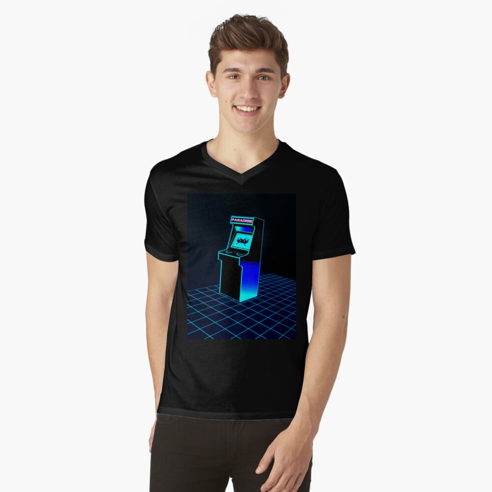 Item preview, V-Neck T-Shirt designed and sold by djspacegr.