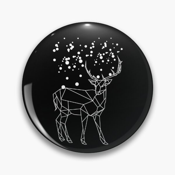 Item preview, Design composed of the image of a deer and snowflakes designed and sold by trinitronboy.