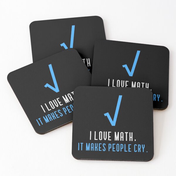 Item preview, "I love math it makes people cry" Teacher design designed and sold by Branjos.