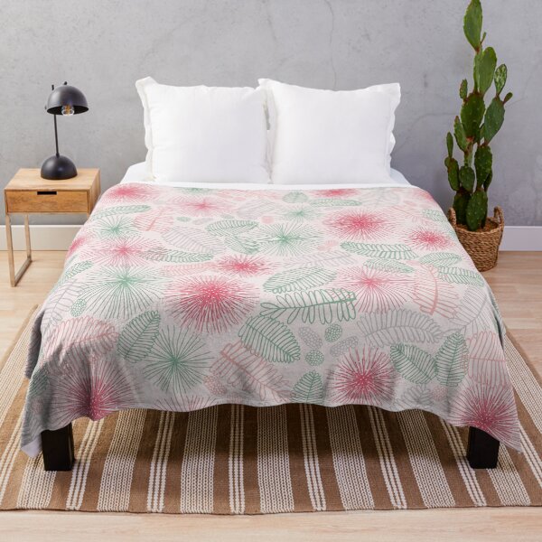 Item preview, Vector light pink touch me not shameplant floral seamless pattern. designed and sold by jamiesoondesign.