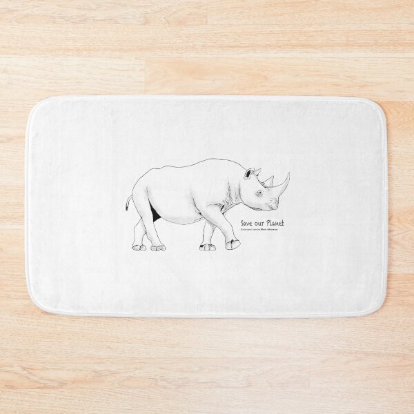 Item preview, Second in the endangered species series is the Black rhinoceros. designed and sold by URDdesigngroup.