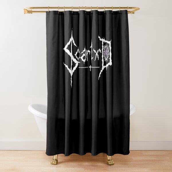 "SCARLXRD white English Rapper" Shower Curtain for Sale by