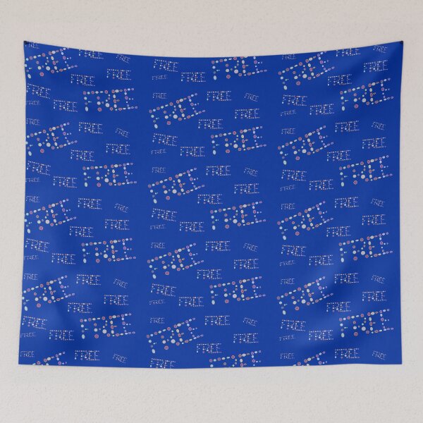 Item preview,  free dot pink color text dark blue background designed and sold by miaterinka.