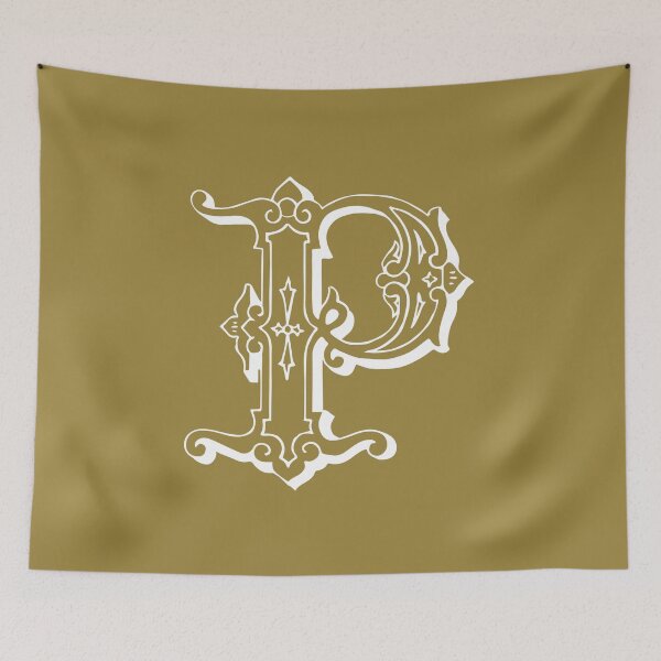 Item preview, Vintage Letter P - GOLD designed and sold by yourscotborders.