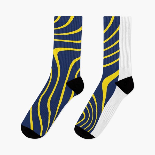 Item preview, "Blue and Yellow" Tailgate Swag - Wavy designed and sold by OLMontana.
