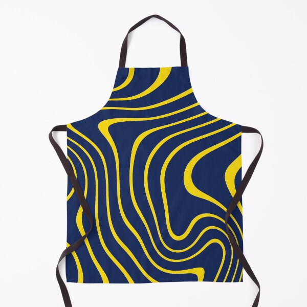 Item preview, "Blue and Yellow" Tailgate Swag - Wavy designed and sold by OLMontana.