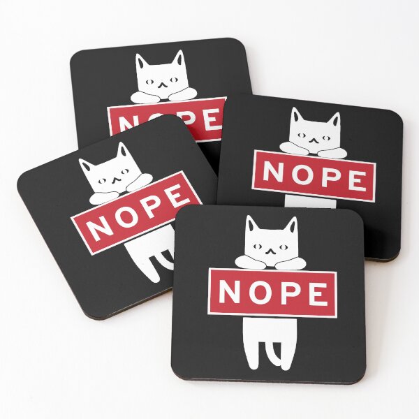 Item preview, Lazy cat nope. Not today  designed and sold by PunchText designs.