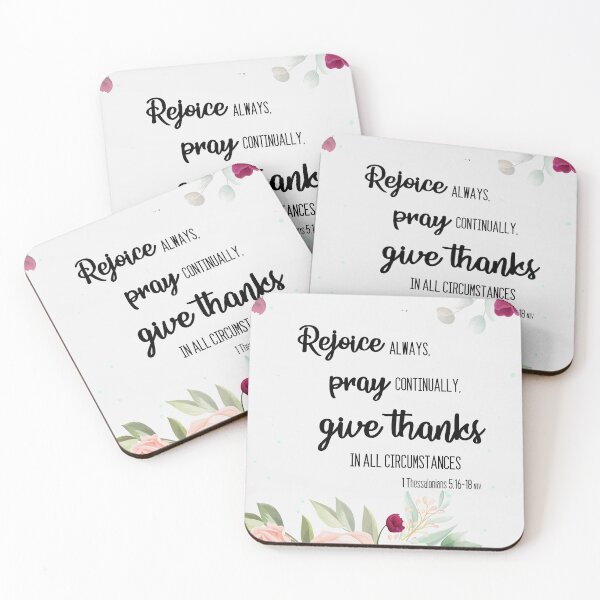 Item preview, Rejoice always, pray continually,  give thanks in all circumstances designed and sold by della95.