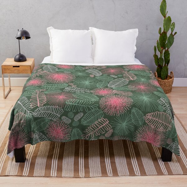 Item preview, Vector dark green touch me not shameplant floral seamless pattern.  designed and sold by jamiesoondesign.