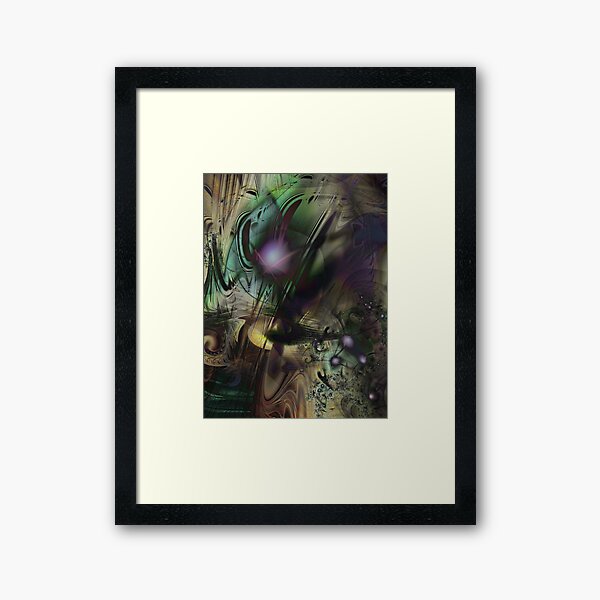 Splatter Paint Framed Art Print