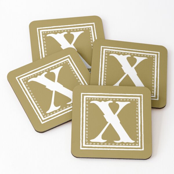 Item preview, Vintage Letter X - GOLD designed and sold by yourscotborders.