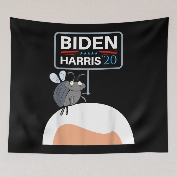 Item preview, Funny Debate Fly on Mike Pences Head for Biden Harris 2020  designed and sold by JohnsonEdwards.
