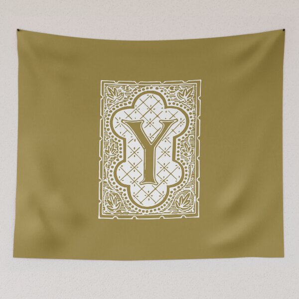 Aperçu de l'œuvre Vintage Letter Y - GOLD créée et vendue par yourscotborders.