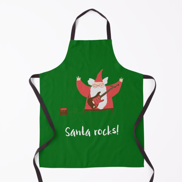 Item preview, "Santa rocks!" Santa with guitar designed and sold by Branjos.