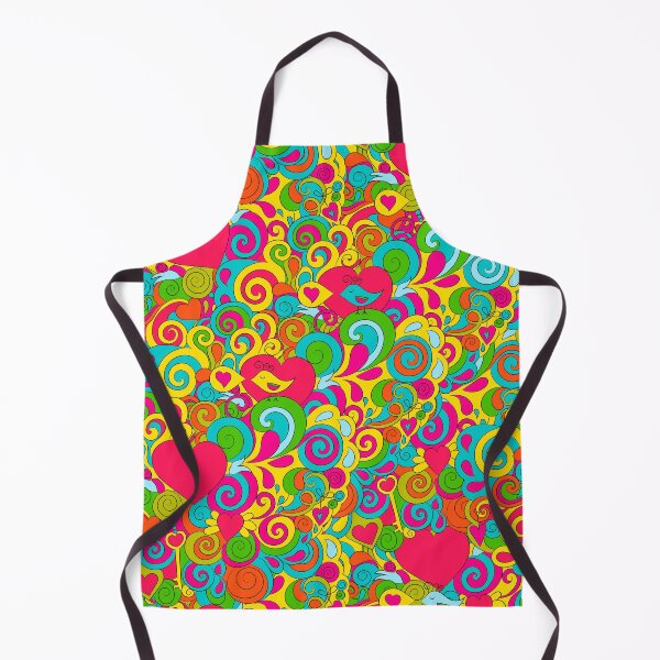Item preview,  Bright pattern with hearts, birds and spirals. designed and sold by Drozdova.