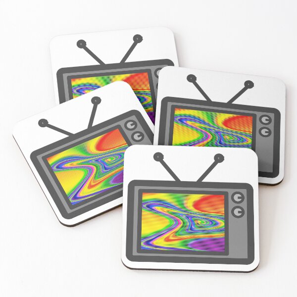 Item preview, Subtle Gay Flag Old Tv  designed and sold by -Gedwolcraeft-.