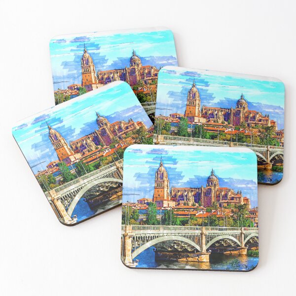 Item preview, Salamanca Cathedral and Estevan bridge over Tormes river. designed and sold by Newlander90.