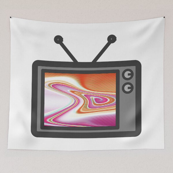 Item preview, Subtle Pride Flag on Old Tv  designed and sold by -Gedwolcraeft-.