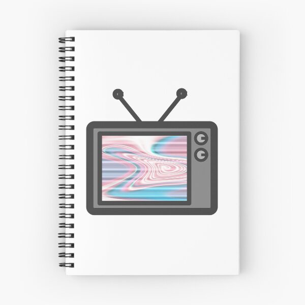 Item preview, Subtle Trans Flag on Old Tv  designed and sold by -Gedwolcraeft-.