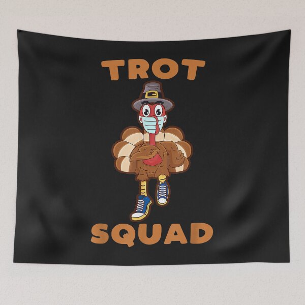 Item preview, Turkey Trot Squad Mask Thanksgiving Day Run 2020  designed and sold by Salakjit.