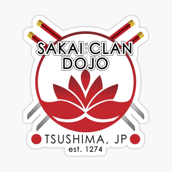 Sakai Clan Dojo (Ghost of Tsushima Inspired) Sticker