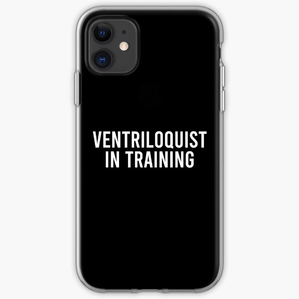 ventriloquist in training iPhone Soft Case