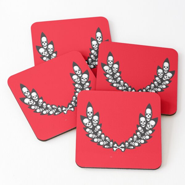 Item preview, Wreath of Skulls on Red designed and sold by AlteredAtelier.