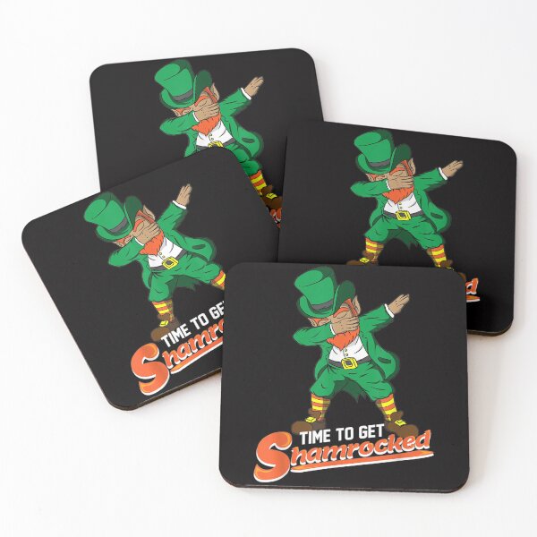 Item preview, Time To Get Shamrocked Dabbing _ St. Patricks Day Tee designed and sold by YoungTo.