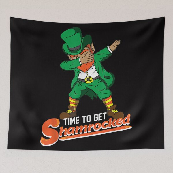 Item preview, Time To Get Shamrocked Dabbing _ St. Patricks Day Tee designed and sold by YoungTo.