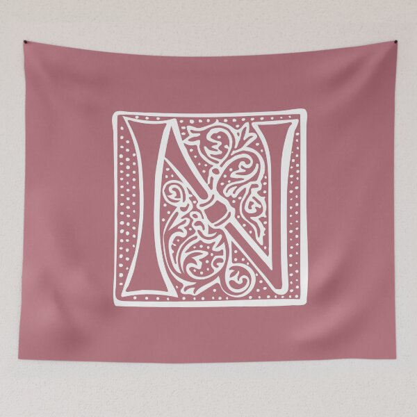 Item preview, Vintage Letter N - ROSE GOLD designed and sold by yourscotborders.