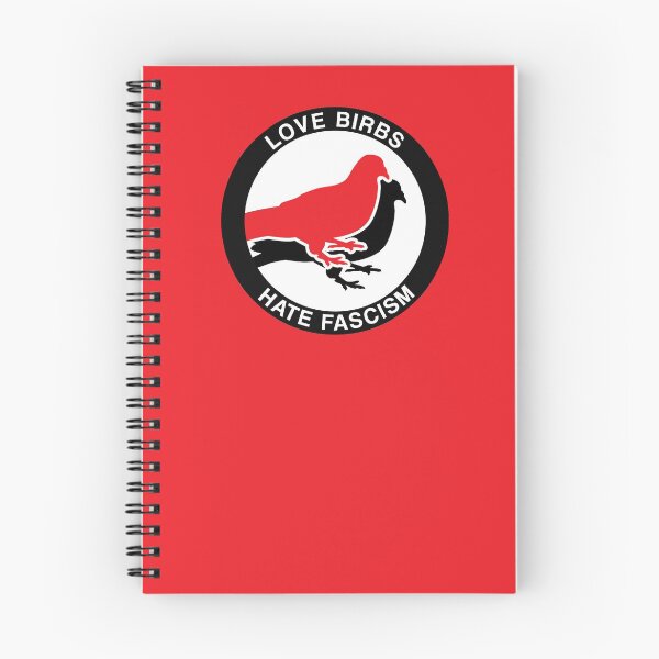 Item preview, Love birbs - hate fascism - funny antifa bird lover designed and sold by fabianb.