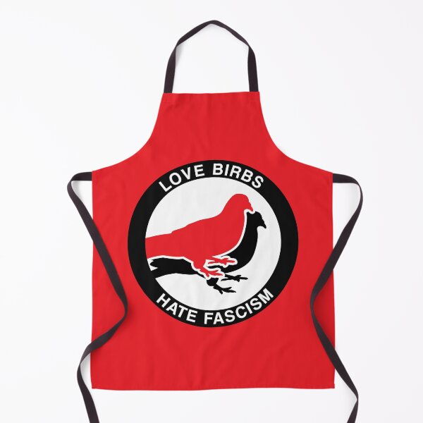 Item preview, Love birbs - hate fascism - funny antifa bird lover designed and sold by fabianb.
