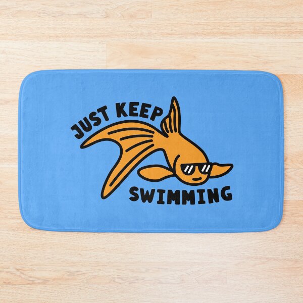 Item preview, Just Keep Swimming Goldfish designed and sold by hadicazvysavaca.
