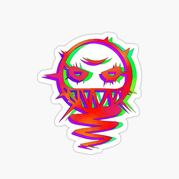 Logo glitch Ela Sticker