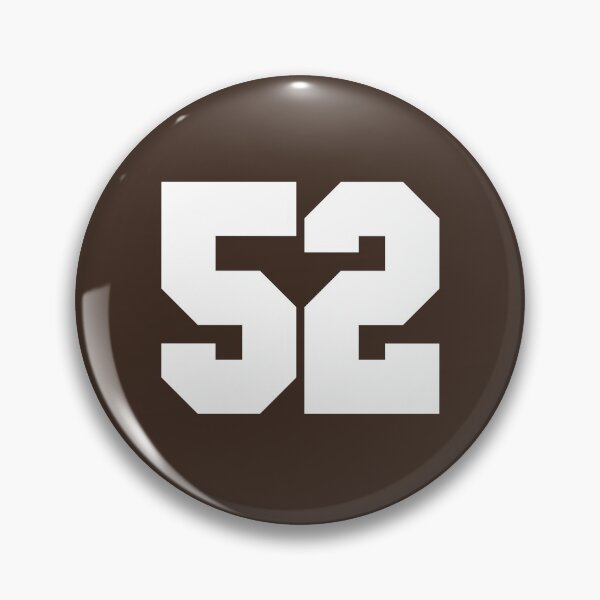 Item preview, 52 Number Cleveland Sports Fifty-Two Brown Jersey designed and sold by HelloFromAja.