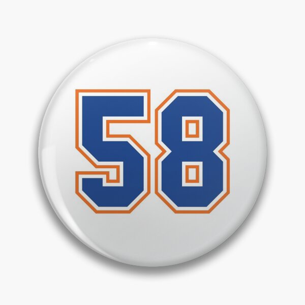Item preview, Fifty Eight Jersey Number Sports 58 designed and sold by HelloFromAja.
