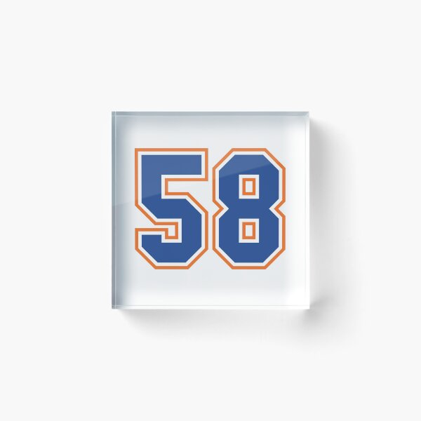 Item preview, Fifty Eight Jersey Number Sports 58 designed and sold by HelloFromAja.