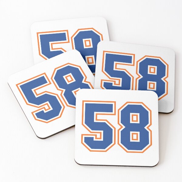 Item preview, Fifty Eight Jersey Number Sports 58 designed and sold by HelloFromAja.
