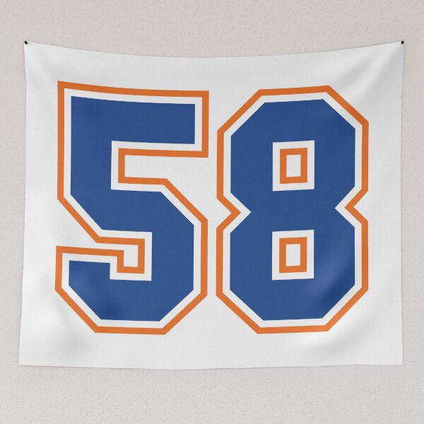 Item preview, Fifty Eight Jersey Number Sports 58 designed and sold by HelloFromAja.