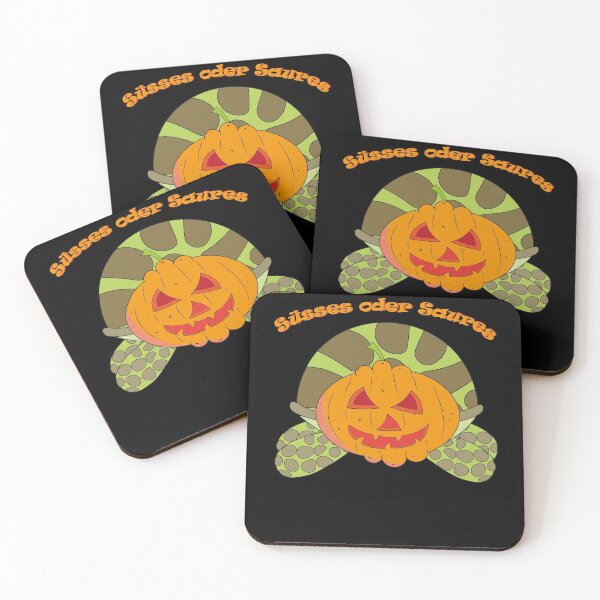Artikelvorschau, Halloween Schildkröte Kürbiskopf Süßes oder Saures entworfen und verkauft von FalkDania.