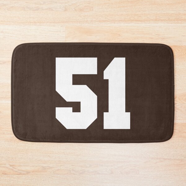 Item preview, 51 Number Cleveland Sports Fifty-One Brown Jersey designed and sold by HelloFromAja.