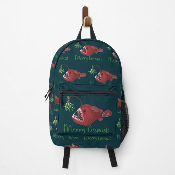 Item preview, Merry kissmas anglerfish under the mistletoe designed and sold by Tefra.