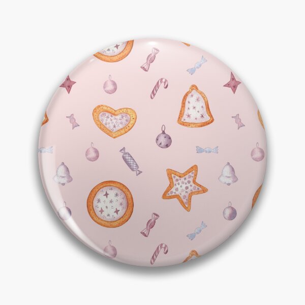Item preview, Winter sugar cookies (on pink) designed and sold by Flowersforbear.