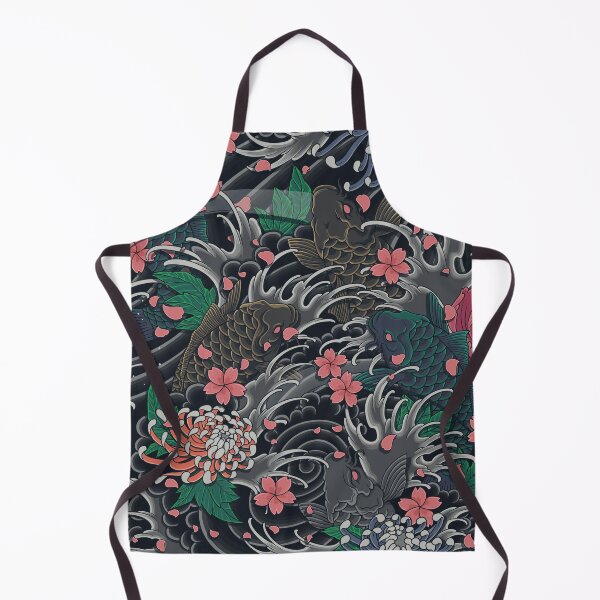 Item preview, Japanese Waves And Koi designed and sold by Vector Scout Lab.