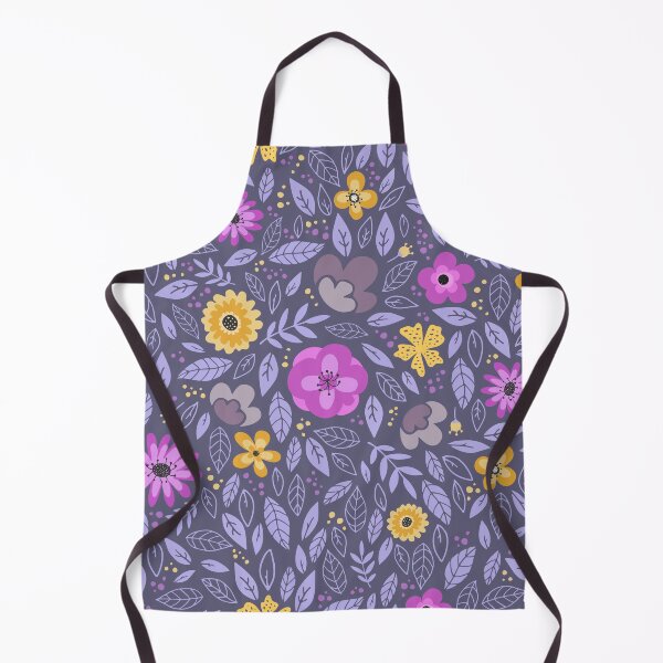 Item preview, Purple Floral Pattern Drawing designed and sold by Vector Scout Lab.