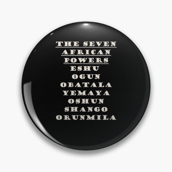 Item preview, Seven African Powers Orishas Santeria designed and sold by h44k0n.