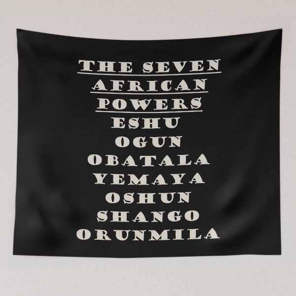 Item preview, Seven African Powers Orishas Santeria designed and sold by h44k0n.