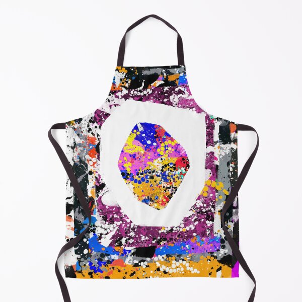 Item preview, Artwork modern imprint of the oil paint blots digital composition concept in grunge style. designed and sold by FENIO.