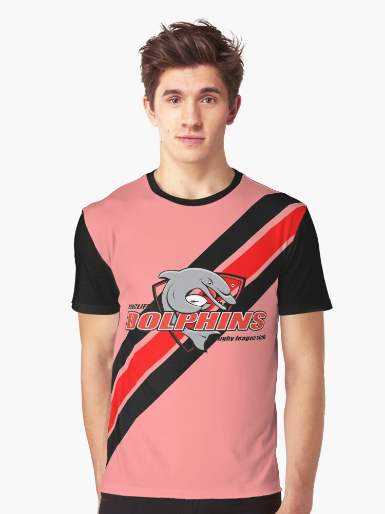 Redcliffe Dolphins Nrl Mask T Shirt By Andisha21 Redbubble